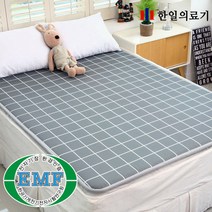 한일의료기 전자파없는 EMF 전기매트 전기장판 그레이 미니 싱글 더블 침대용 1인용 2인용, EMF전기매트 그레이 더블