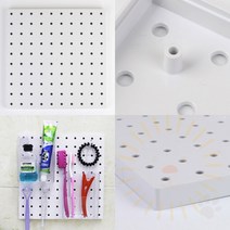 단디 페그보 타공판 벽걸이철망, 흰색, 1개