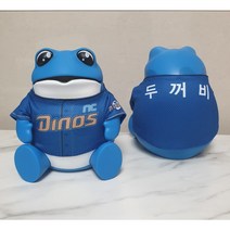 진로이즈백 프로야구 NC 다이노스 유니폼 입은 두꺼비 피규어 진로 두껍상회 굿즈 한정판
