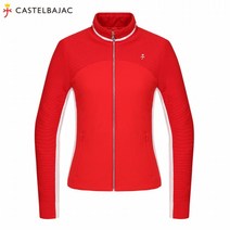 까스텔바작 여성 배색 니트 하이브리드 집업 가디건 BG0WSJ703