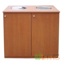 목재휴지통(뱅뱅이형/일반형)/재활용수거함/분리수거쓰레기통/재활용쓰레기통/쓰레기분리수거/재활용품수거함/실내용휴지통/나무휴지통/나무쓰레기통/목재쓰레기통, 뱅뱅이형2분류