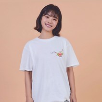 키밍 천사 돼지 사계절티셔츠 우정티 빅사이즈후드티