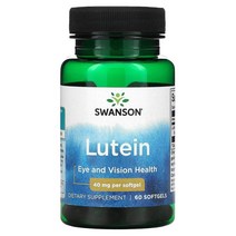Swanson Swanson 루테인 40mg 소프트젤 60정, 4개