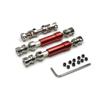 3Pcs 금속 드라이브 샤프트 CVD 드라이브 샤프트 MN128 MN86 MN86S MN86K MN86KS MN G500 1/12 RC 자동차 업그레이드 부품 액세서리, 빨간색