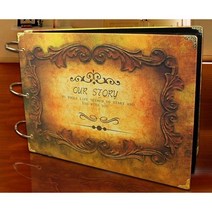 빈티지앨범 인생네컷앨범 10 인치 DIY 앨범 스크랩북 우리의 이야기 시리즈 연인을위한 Diy 수제 사진 아기 결혼식 스티커 Scrapbooking 페이지
