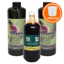 이엠하우스 실내 탈취제 악취제거 냄새제거 천연세제 EM원액 발효액 활성액 당밀 세트, 3종, 1000ml, 1000ml×2/900ml