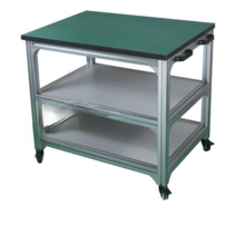 검사대 서스테이블 공대 철제 수리 프로파일 포장, 100x60x75cm 트리플 레이어