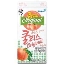 동원 소와나무 쿨피스 180ml, 복숭아, 20팩