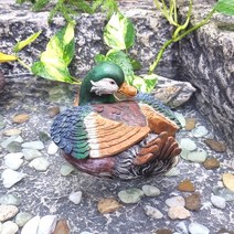 물에 뜨는 청둥오리인형 1P 수반 연못장식 소품 수경정원 물의정원꾸미기