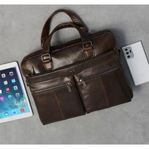 클래식 소가죽 노트북 50대 남자 서류가방 출장가방