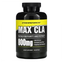 프리마포스 Max CLA 공액리놀레산 잇꽃오일 추출물 800mg 180소프트젤 1통, 1개, 기본
