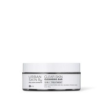 Urban Skin Rx 클리어 스킨 클렌징 바 3 in 1 데일리 클렌저 각질 제거제 및 마스크는 과도한 오일을 제거하고 잡티 개선 살리실산 유칼립투스 유황으로 제조 56.7g(, 2 Ounce (Pack of 1)