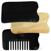 헬스데이 괄사 두피 전신 마사지 지압도구, 블랙괄사1호, 1개