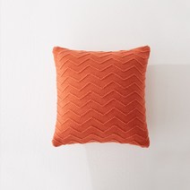 신형 순색 베개 커버 소파 니트 베개 사무실 의자 자동차 쿠션 침대 머리 쿠션 코어 없음