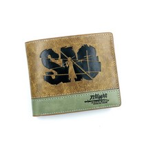pu khaki short wallet of jojo pirate king 해골 데스 노트 페어리 테일 토토로 소드 아트 온라인 attack on titan with coin po, 소드 아트 온라인-2