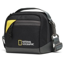 National Geographic 미디엄 숄더백 DSLR용 카메라 가방 렌즈 및 액세서리가 있는 미러리스 태블릿 수납공간 조절 가능한 스트랩 초경량 NG E1 2370, Pouch