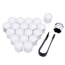 19mm 17mm 21mm 아우디 호환 BMW 에 적합 타이어 나사 캡 허브 장식 쉘 너트 보호 볼트 림 실버, [01] silver, [03] 17mm