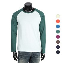 [쿠비코]무지 슬리브 나그랑 긴팔티셔츠 MZ208