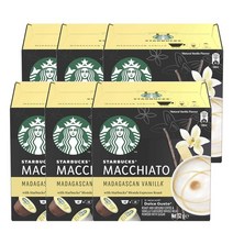 스타벅스 마키아토 마다가스칸 바닐라 블론드 에스프레소 로스트 12캡슐 Starbucks Macchiato Madagascan Vanilla Blonde Espresso Roast, 6팩