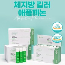 뉴브라이트 체지방 킬러 애플페논 25ml 풋사과 추출액 애플페논 100% 식물성 건강기능식품 인증, 1개, 25ml x 14병 3박스