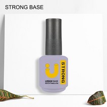 네일아트재료 고무 베이스 및 탑 코트 젤 매니큐어 uv 15ml 세미 퍼머넌트 바니시 매트 네일 프라이머 젤락, 05 strong base