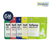 제약사에서 만든 핀란드산 자일리톨 자일리팝40g 6봉, 퓨어3+레몬3