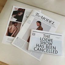 레트로 영문 잡지 신문 페이퍼 사진 촬영 소품 배경지 인스타 소품, 더모델