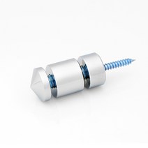 다보몰 2단다보 황동뿔형(크롬) 19파이x9x16x10mm 인테리어볼트