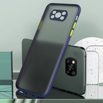 Pocco x3pro 케이스 Shockproof 무광택 실리콘 전화 poco x3 pro nfs poko x 3 3pro nfc 하드 백 커버 범퍼 코크스, [02] Poco x3 nfc, [05] blue