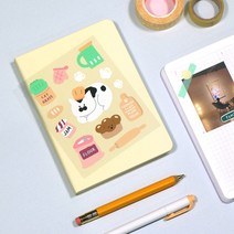 7321 2023년 나의 색 나의 하루 다이어리 vol.5 [날짜형 만년형 플래너], 바닐라푸딩_만년형