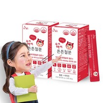 아기 철분제 돌아기 두돌아기 철분 비타민 영양보충용제품 우라아이 튼튼철분 30포 영아 유아 영유아 어린이 키즈 철분제, 2개