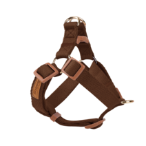 보들랑 순면 앞섬방지 Y형 하네스, 초코브라운