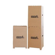 맘스오피스 종이분리수거함 47L, 네츄럴, 3개