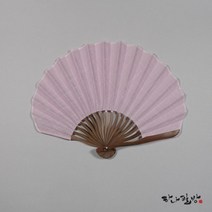 색천부채 핑크색|천부채|모시부채|캘리부채, 7-분홍(0)