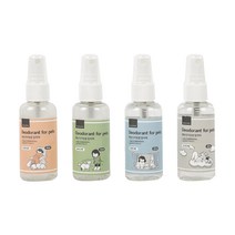 뽀숑 반려동물 탈취제 60ml (4가지향) 미니 휴대용 펫스프레이, 숲속의 산책 60ml