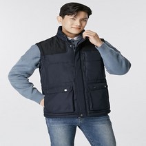 ﻿ACE-V147 겨울 웰론 조끼 작업조끼 회사조끼, M(90)