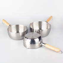 스텐 함마톤 편수 냄비 곰보냄비 라면냄비, one color, 20cm