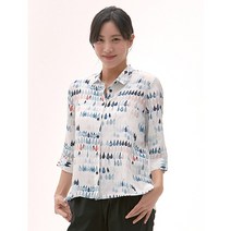 풍기인견 / 이구직물 / 여성 인견 블라우스 / 물방울 블라우스