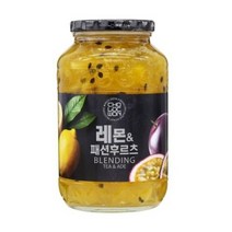초록원 레몬 앤 패션후르츠 액상차, 1kg, 2개