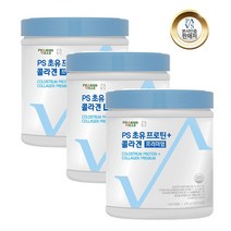 콜라겐가수분해물 초유 프로틴 콜라겐 고단백 저지방 유청 단백질 분말 가루 파우더 쉐이크 보충제 세이크, 셋통, 3개