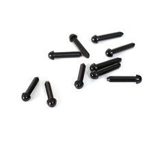 [펠트친구] 기둥인형눈(6개) [3082]/ 눈알 눈 단추 코 반쪽눈 부자재 펠트, 3mm, 6개