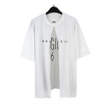 [MM6 MAISON MARGIELA] 더블 로고 반팔 티셔츠 S52GC0239 S2395