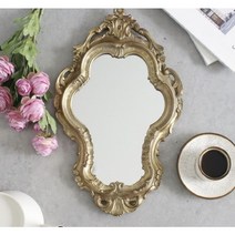 골드 유럽풍 벽거울 대형현관 슈비츠 욕실 현관 베네치아 엔틱 금장 중문 협탁 호텔 스타일