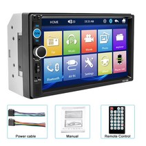 자동차 AHOUDY 7010 멀티미디어 플레이어 7 인치 미러 링크 오토라디오 MP5 MP3 BT USB TF FM 카플레이 수, 01 Standard