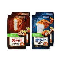 [풀무원] () 돈카츠 2종 (통등심 블럭치즈) 4봉 12팩, 12개