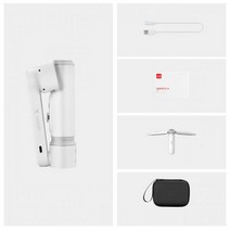 짐벌셀카봉 무선 블루투스 핸드폰 스마트폰 스테빌라이저 긴셀카봉, White Combo