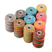 오버록 손 및 기계 재봉 스티칭 diy 재봉을위한 10 조각 내구성 재봉 실, 61x34mm, 폴리에스터, 멀티 컬러