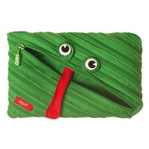 ZIPIB_1, Jumbo Pencil Case, Frog