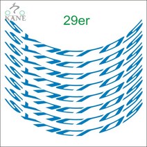자전거스티커 데칼 캐리어스티커 스크래치 사이클링 라이딩 안티8picsset 2wheelsets 산악 자전거 syncros 휠 세트 스티커 mtb 자전거 데칼 휠 장식 스티커, 29er 블루, 17 29er blue