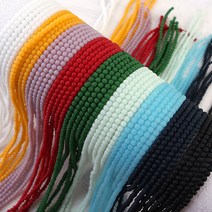 [2-529]크리스탈 라운드 3mm 무광OP 1줄(약148개)